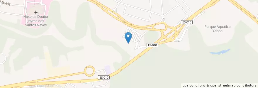 Mapa de ubicacion de Faculdade UCL - Campos Manguinhos en Brasil, Região Sudeste, Espírito Santo, Região Geográfica Intermediária De Vitória, Região Metropolitana Da Grande Vitória, Microrregião Vitória, Serra.