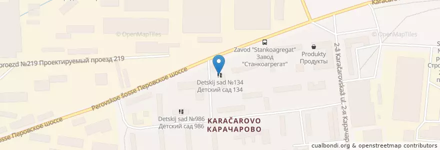 Mapa de ubicacion de Школа №439 "Интеллект" (дошкольное отделение №3) en Russia, Central Federal District, Moscow, South-Eastern Administrative Okrug, Nizhegorodsky District.