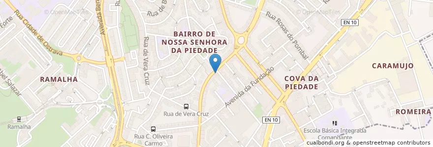 Mapa de ubicacion de Germando Sousa en Portugal, Área Metropolitana De Lisboa, Setúbal, Península De Setúbal, Almada.