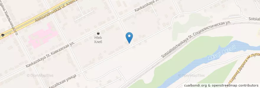 Mapa de ubicacion de Колонка en 러시아, 남부연방관구, Ростовская Область, Городской Округ Новочеркасск.