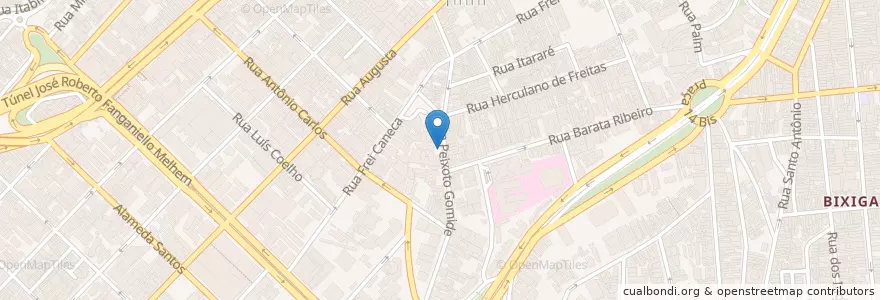 Mapa de ubicacion de Instituto Sirio Libanes en البَرَازِيل, المنطقة الجنوبية الشرقية, ساو باولو, Região Geográfica Intermediária De São Paulo, Região Metropolitana De São Paulo, Região Imediata De São Paulo, ساو باولو.