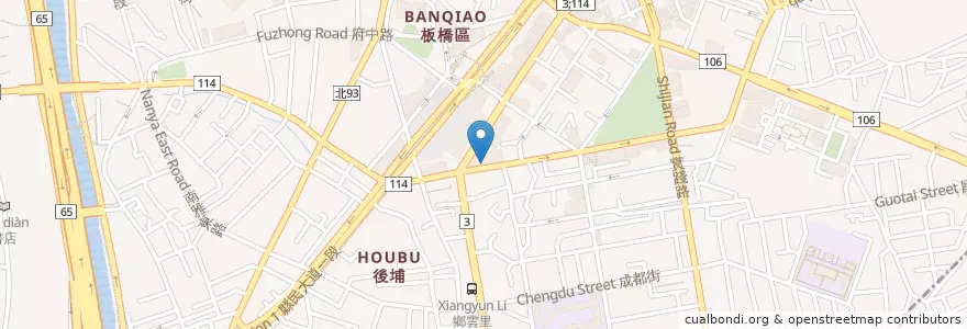 Mapa de ubicacion de Louisa Coffee en 타이완, 신베이 시, 반차오 구.