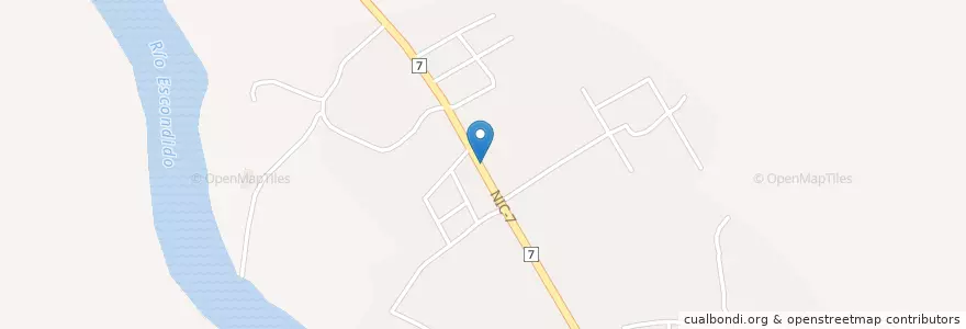 Mapa de ubicacion de Johanna en Никарагуа, Атлантический Южный (Регион), El Rama (Municipio).