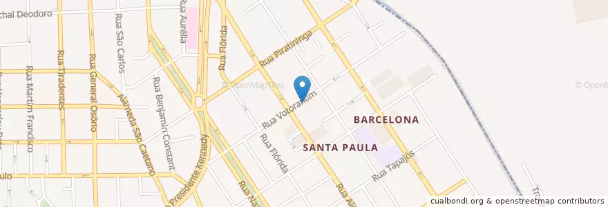 Mapa de ubicacion de Pianella en 브라질, 남동지방, 상파울루, Região Geográfica Intermediária De São Paulo, Região Metropolitana De São Paulo, Região Imediata De São Paulo, São Caetano Do Sul.