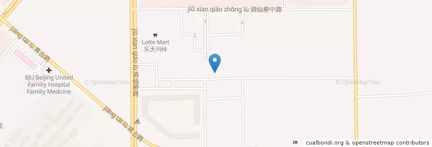 Mapa de ubicacion de 蓝图咖啡 en 中国, 北京市, 河北省, 朝阳区 / Chaoyang.