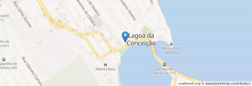 Mapa de ubicacion de Mercado Sahat en 巴西, 南部, 圣卡塔琳娜, Microrregião De Florianópolis, Região Geográfica Intermediária De Florianópolis, 弗洛里亚诺波利斯.