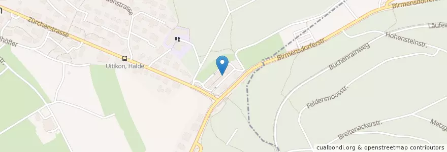 Mapa de ubicacion de Joy's Cafe en 瑞士, 蘇黎世, Bezirk Dietikon, Uitikon.