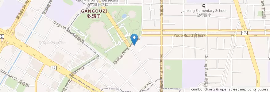 Mapa de ubicacion de May Myo Mountain Coffee en Tayvan, Taichung.