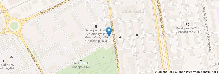 Mapa de ubicacion de Сердечно-Сосудистый Центр en Russia, Siberian Federal District, Novosibirsk Oblast, Novosibirsk.