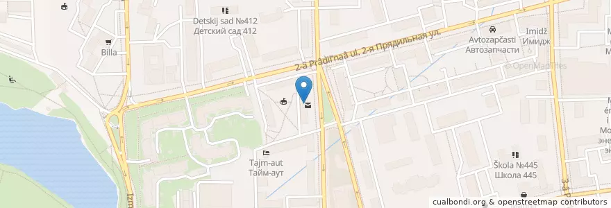 Mapa de ubicacion de Почта Банк en 俄罗斯/俄羅斯, Центральный Федеральный Округ, Москва, Восточный Административный Округ, Район Измайлово.