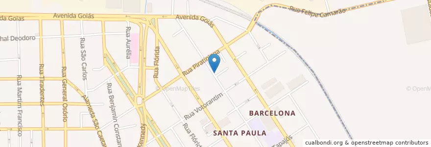 Mapa de ubicacion de Amor e Sabor Restaurante en 브라질, 남동지방, 상파울루, Região Geográfica Intermediária De São Paulo, Região Metropolitana De São Paulo, Região Imediata De São Paulo, São Caetano Do Sul.
