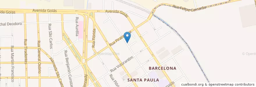 Mapa de ubicacion de Pet Resort Barcelona en 브라질, 남동지방, 상파울루, Região Geográfica Intermediária De São Paulo, Região Metropolitana De São Paulo, Região Imediata De São Paulo, São Caetano Do Sul.