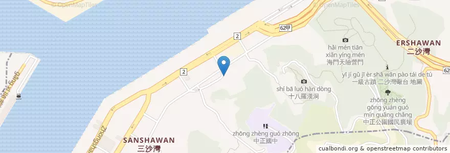 Mapa de ubicacion de 金龍肉羹 en Taiwán, Provincia De Taiwán, 基隆市, 中正區.