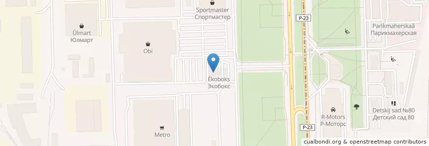 Mapa de ubicacion de DriveCafe en Russie, District Fédéral Du Nord-Ouest, Oblast De Léningrad, Saint-Pétersbourg, Московский Район, Округ Пулковский Меридиан.