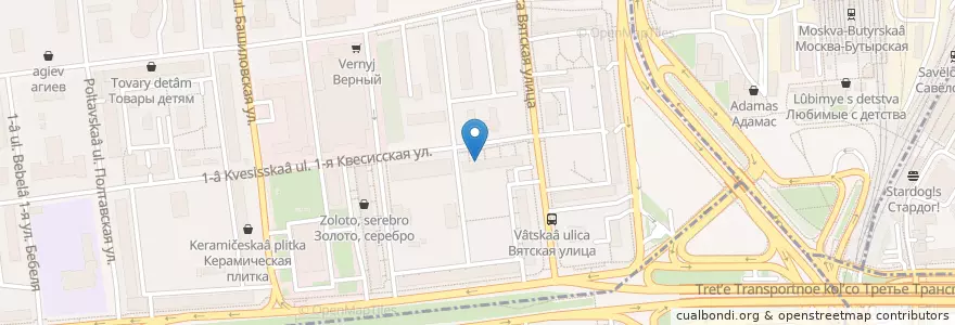 Mapa de ubicacion de Детская библиотека №40 en Rusia, Центральный Федеральный Округ, Москва, Северный Административный Округ, Савёловский Район.
