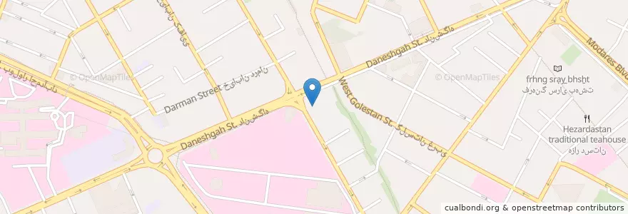 Mapa de ubicacion de دبیرستان حکمت en Iran, Khorassan Ravazi, شهرستان مشهد, مشهد, بخش مرکزی شهرستان مشهد.
