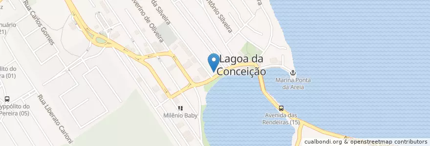 Mapa de ubicacion de Duca en Бразилия, Южный Регион, Санта-Катарина, Microrregião De Florianópolis, Região Geográfica Intermediária De Florianópolis, Флорианополис.