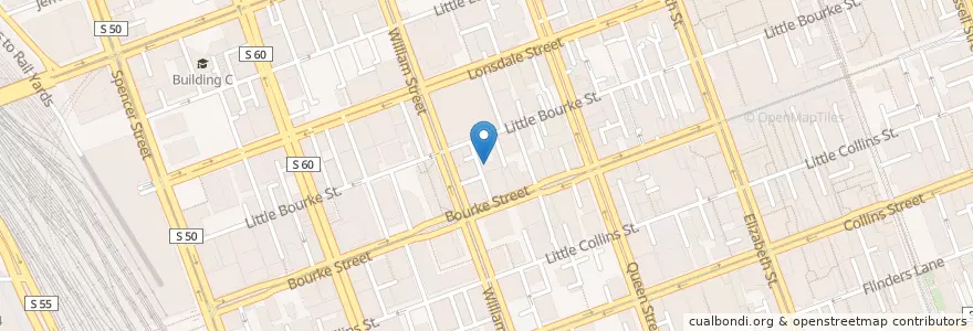 Mapa de ubicacion de Cafenatics en Australie, Victoria, City Of Melbourne.