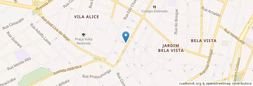 Mapa de ubicacion de Café Ponto Com en Brezilya, Güneydoğu Bölgesi, Сан Паулу, Região Geográfica Intermediária De São Paulo, Região Metropolitana De São Paulo, Região Imediata De São Paulo, Santo André.