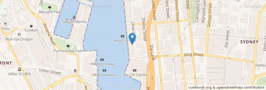 Mapa de ubicacion de Manjit's en オーストラリア, ニューサウスウェールズ, Sydney.