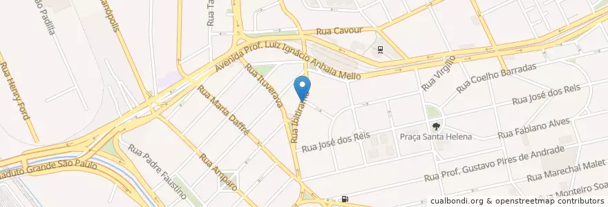 Mapa de ubicacion de CNA en Brezilya, Güneydoğu Bölgesi, Сан Паулу, Região Geográfica Intermediária De São Paulo, Região Metropolitana De São Paulo, Região Imediata De São Paulo, Сан Паулу.