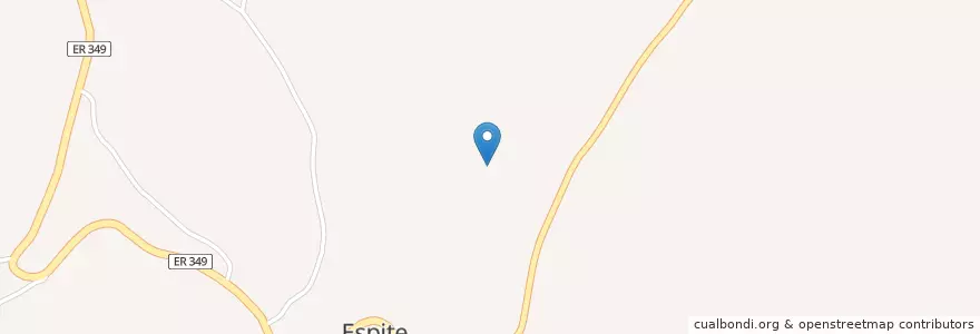 Mapa de ubicacion de Espite en Portugal, Centro, Santarém, Médio Tejo, Ourém, Espite.