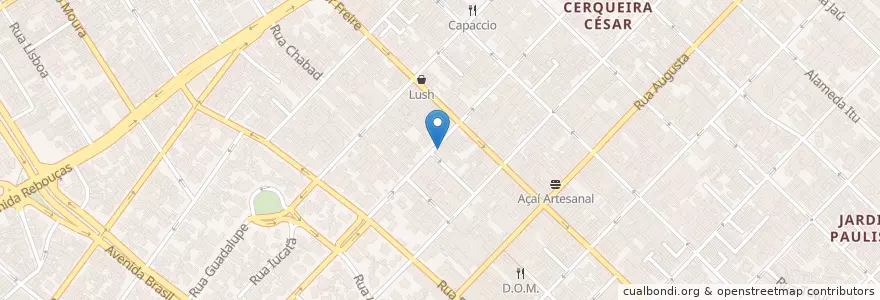 Mapa de ubicacion de ICI Brasserie en Brezilya, Güneydoğu Bölgesi, Сан Паулу, Região Geográfica Intermediária De São Paulo, Região Metropolitana De São Paulo, Região Imediata De São Paulo, Сан Паулу.