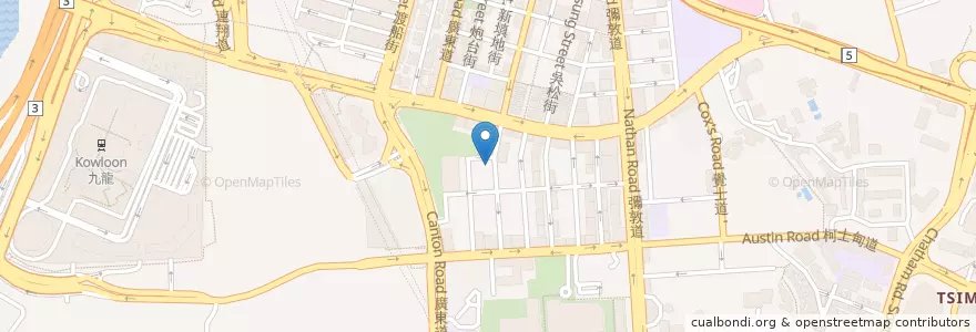 Mapa de ubicacion de 盛世平民小廚 en Çin, Guangdong, Hong Kong, Kowloon, Yeni Bölgeler, 油尖旺區 Yau Tsim Mong District.