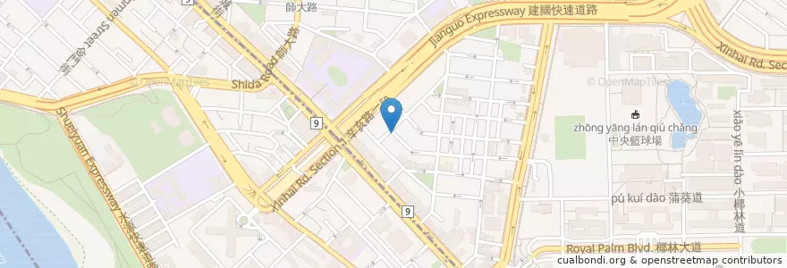 Mapa de ubicacion de Lightbox 攝影圖書室 en Taiwan, 新北市, Taipei.