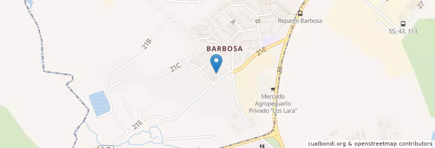 Mapa de ubicacion de Escuela Primaria Francisco Cruz Bourzac. en Cuba, L'Avana.