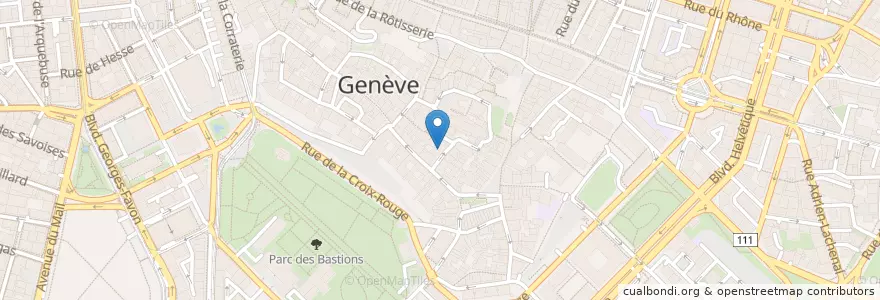 Mapa de ubicacion de Crêperie St-Pierre en Switzerland, Geneva, Geneva, Geneva.