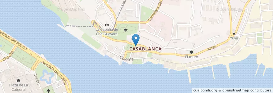 Mapa de ubicacion de Policlinico en 쿠바, La Habana.