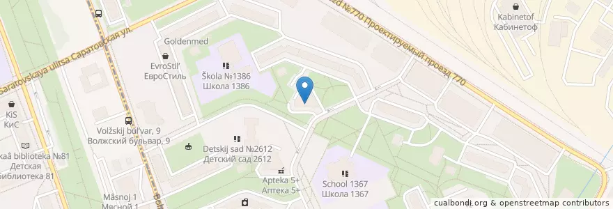 Mapa de ubicacion de НеоМед en Rússia, Distrito Federal Central, Москва, Юго-Восточный Административный Округ, Рязанский Район.