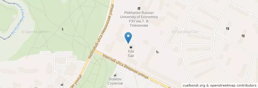 Mapa de ubicacion de Ветеринарная клиника Алый Пес en Russia, Central Federal District, Moscow, Western Administrative Okrug, Ochakovo-Matveyevskoye District.