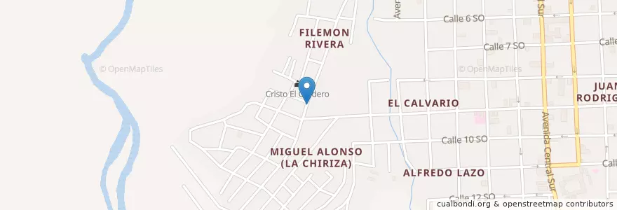 Mapa de ubicacion de Farmacia La Chiriza en Nikaragua, Estelí, Estelí (Municipio), Estelí.