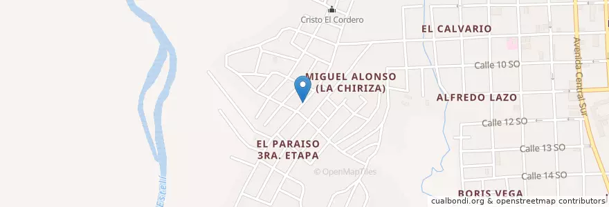 Mapa de ubicacion de Cibercafe en Nicarágua, Estelí, Estelí (Municipio), Estelí.