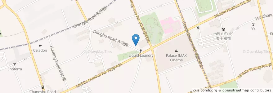 Mapa de ubicacion de Element Fresh en China, Shanghái, Xuhui.