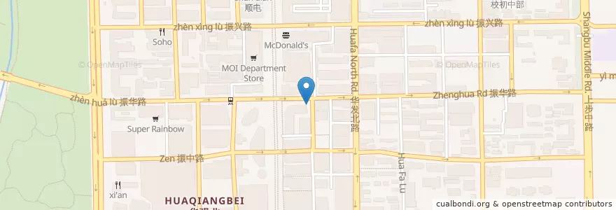 Mapa de ubicacion de 111 en Китай, Гуандун, Шэньчжэнь, 福田区.