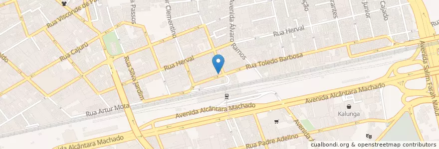 Mapa de ubicacion de Ponto de Táxi Metrô Belem en Brezilya, Güneydoğu Bölgesi, Сан Паулу, Região Geográfica Intermediária De São Paulo, Região Metropolitana De São Paulo, Região Imediata De São Paulo, Сан Паулу.