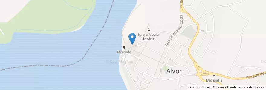 Mapa de ubicacion de Salsa Bistro en Portugal, Algarve, Algarve, Faro, Portimão, Alvor.