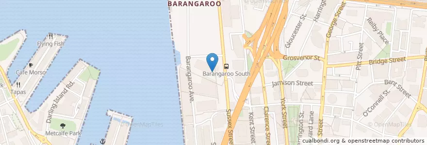 Mapa de ubicacion de Brings Bao+Beer en Australië, Nieuw-Zuid-Wales, Sydney.