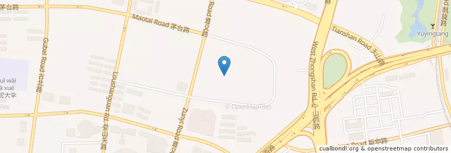 Mapa de ubicacion de 维也纳中央餐厅;JoyLink en Cina, Shanghai, Distretto Di Changning.