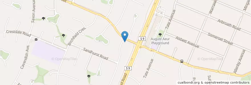 Mapa de ubicacion de Watch Me Grow Early Learning Centre en 오스트레일리아, Victoria, City Of Knox.