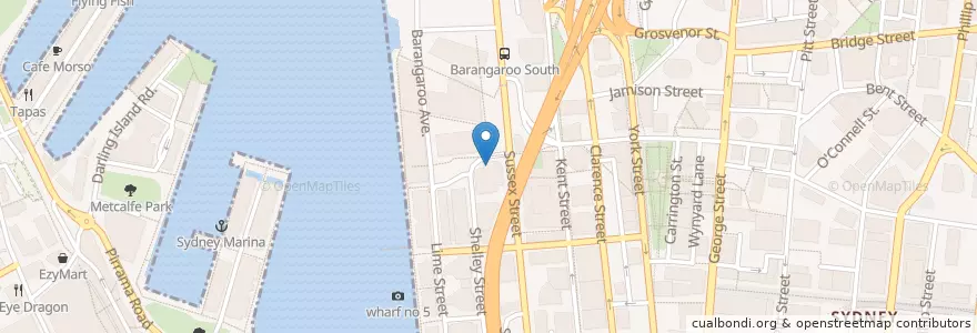 Mapa de ubicacion de Palama en Australie, Nouvelle Galles Du Sud, Sydney.