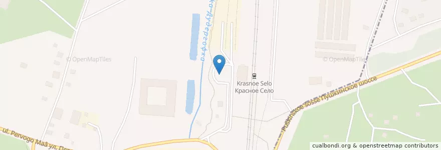 Mapa de ubicacion de Красное село en Russia, Northwestern Federal District, Leningrad Oblast, Saint Petersburg, Красносельский Район, Krasnoye Selo.