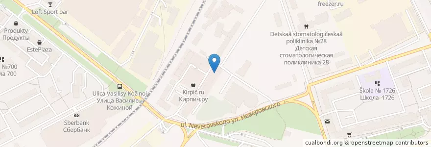 Mapa de ubicacion de Lambic brasserie en 俄罗斯/俄羅斯, Центральный Федеральный Округ, Москва, Западный Административный Округ.