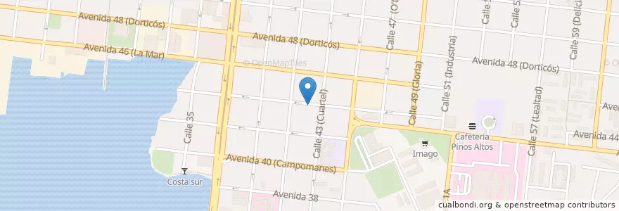 Mapa de ubicacion de Cafetería mimi en Cuba, Cienfuegos, Cienfuegos, Ciudad De Cienfuegos.