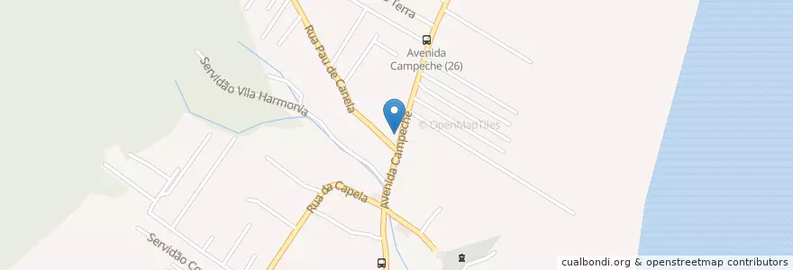 Mapa de ubicacion de Ponto X Pizzaria en البَرَازِيل, المنطقة الجنوبية, سانتا كاتارينا, Microrregião De Florianópolis, Região Geográfica Intermediária De Florianópolis, فلوريانوبوليس.