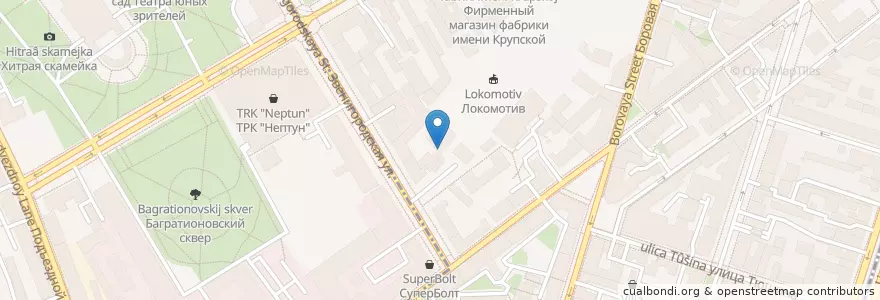 Mapa de ubicacion de Школа Экспресс en Russie, District Fédéral Du Nord-Ouest, Oblast De Léningrad, Saint-Pétersbourg, Владимирский Округ.