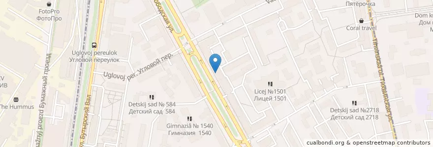 Mapa de ubicacion de Smoland en روسيا, Центральный Федеральный Округ, Москва, Центральный Административный Округ, Тверской Район.